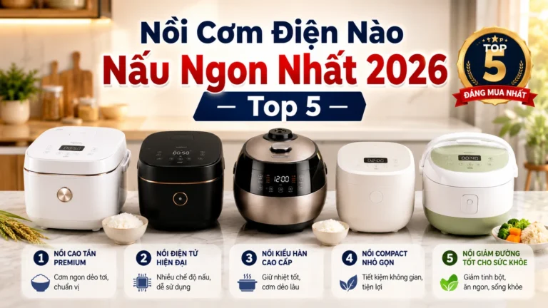 Nồi Cơm Điện Nào Nấu Ngon Nhất 2026 — Top 5