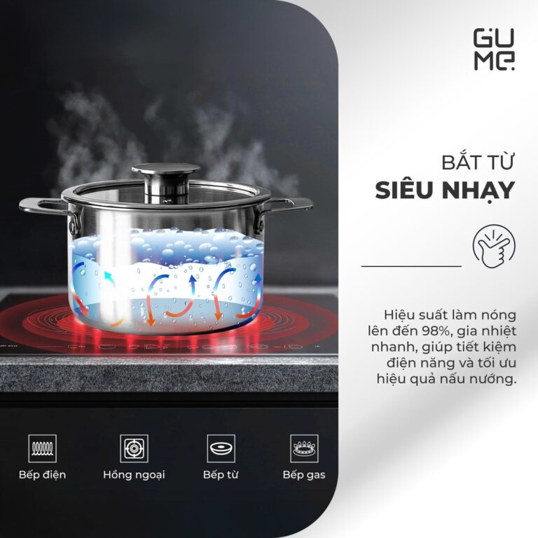 Bộ Nồi Lẩu Đa Năng Inox 18/10 Liền Khối Gume GM – N3326