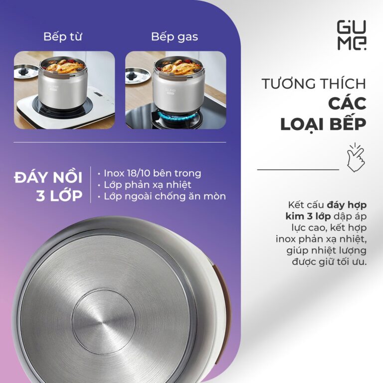 Nồi ủ chân không 8L Plus Gume GM-2088