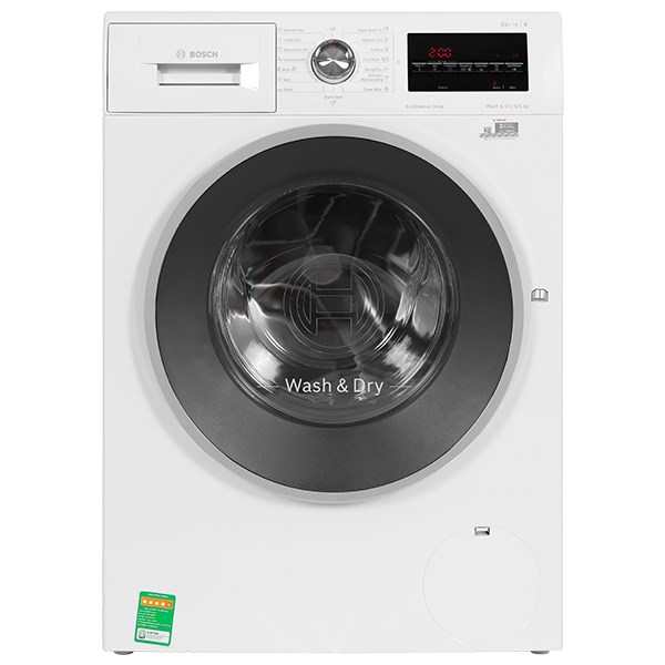 Máy giặt sấy Bosch 9/6kg WNA14400SG - máy giặt inverter