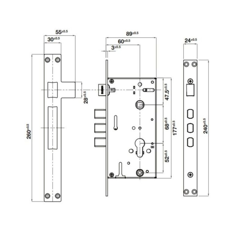 Khóa điện tử Hafele DL6100
