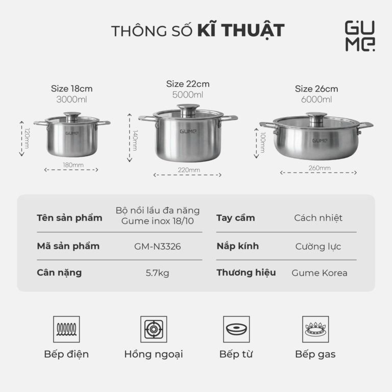 Xẻng lật thức ăn đa năng inox 304 trơn Hàn Quốc
