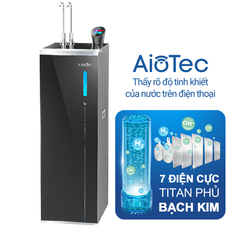 Máy lọc nước nóng lạnh Hydro-ion kiềm Karofi KAE-S88 ProMax