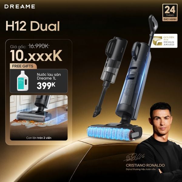 Máy lau sàn hút bụi đa năng Dreame H12 Dual