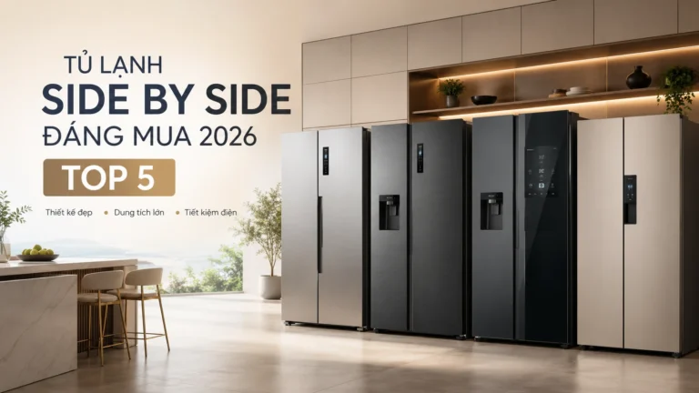 Tủ Lạnh Side By Side Đáng Mua 2026 — Top 5