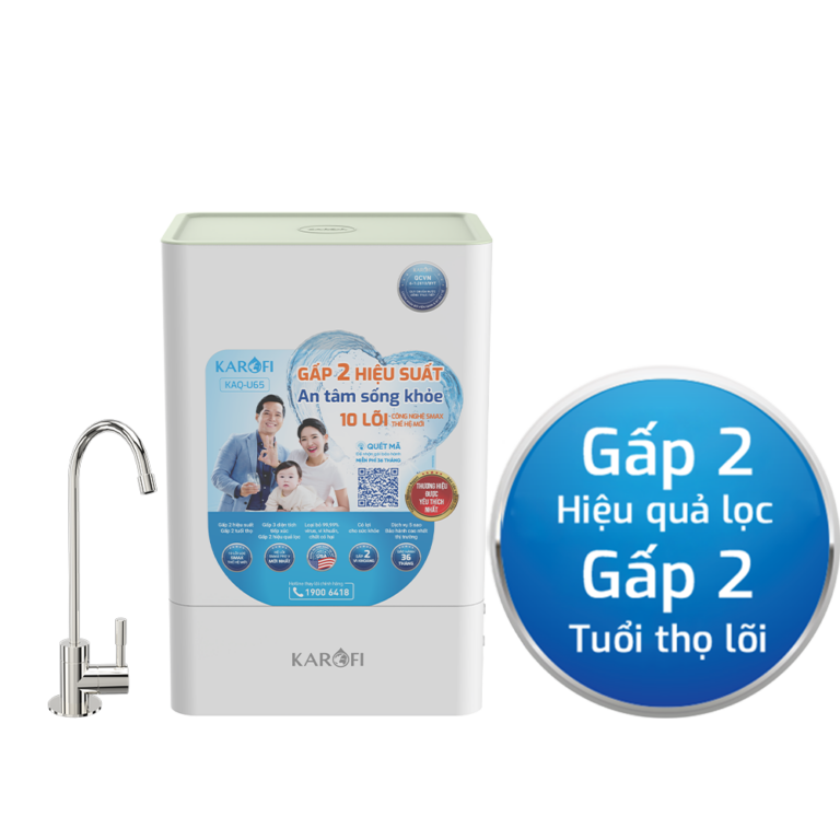 Máy lọc nước RO Karofi KAQ-U65