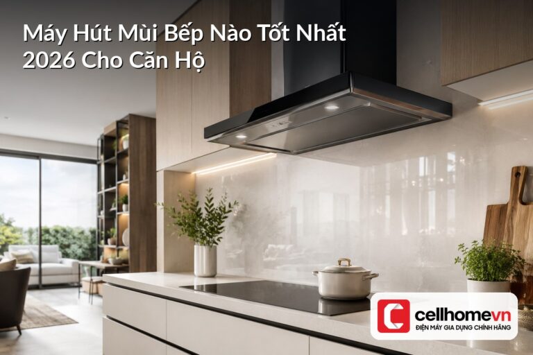 Máy Hút Mùi Bếp Nào Tốt Nhất 2026 Cho Căn Hộ