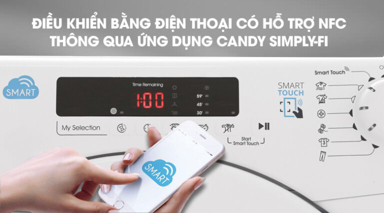 Máy sấy thông hơi Candy 9kg CSE V9DF-S (trắng)