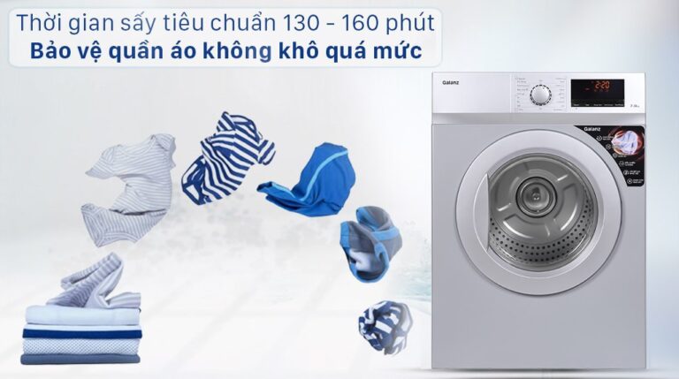 Máy sấy thông hơi Galanz 7kg DV-70T5C.S (ghi)