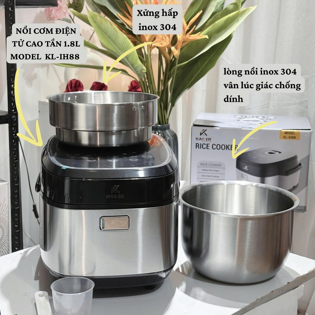 Nồi Cơm Điện Tử Cao Tần Kailer KL-IH88