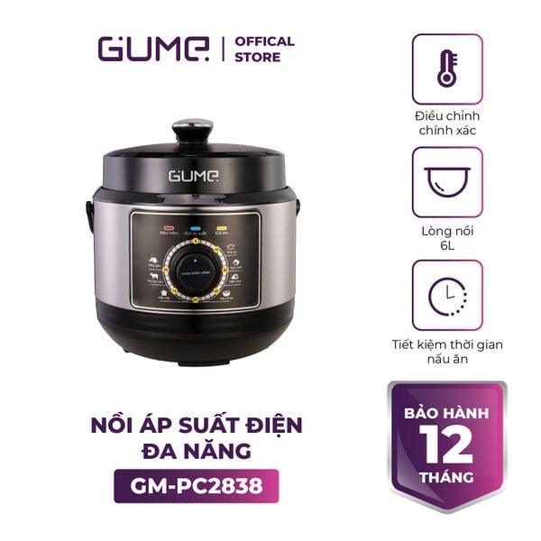 Nồi áp suất điện GUME GM-PC 2838