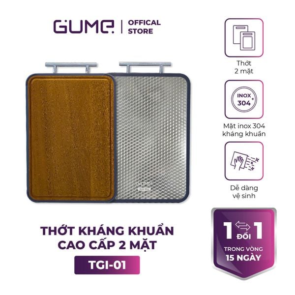 Thớt 2 Mặt Kháng Khuẩn Cao Cấp Gume Korea – TGI-01