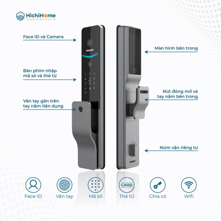 Khóa điện tử Philips DDL720- FVP- 7HWS