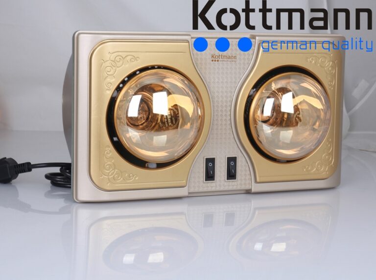 Đèn sưởi 2 bóng Kottmann vàng K2B-H/A