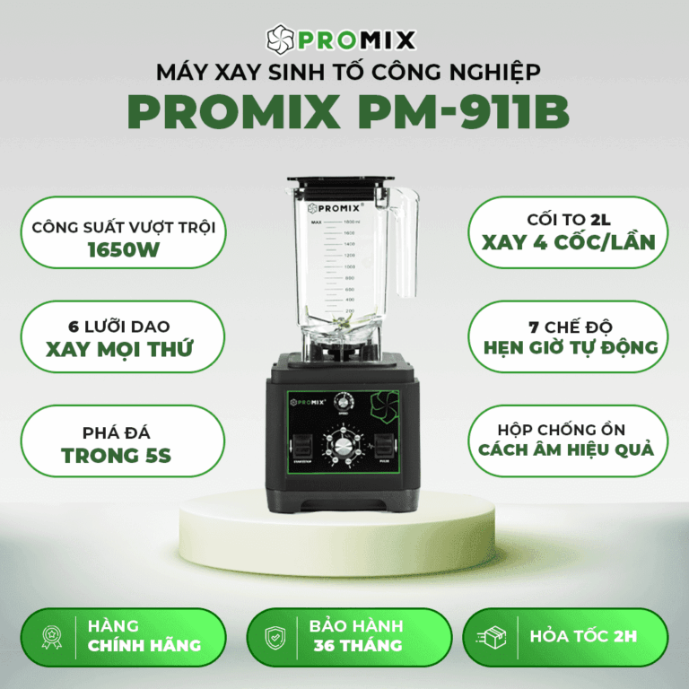 Máy xay sinh tố công nghiệp Promix PM-911B 1650W