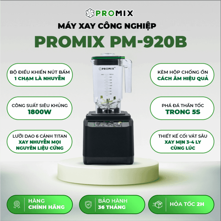 Máy xay sinh tố công nghiệp Promix PM-920B 1800W