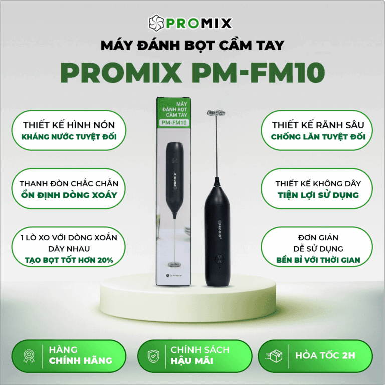 Máy đánh bọt sữa cầm tay Promix PM-FM10