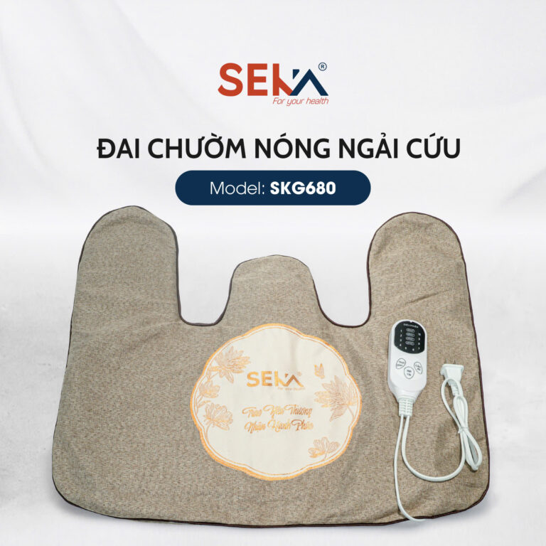 Đai chườm nóng ngải cứu cổ vai gáy SEKA SKG680
