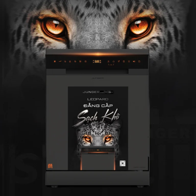 Máy rửa bát Junger JG Leopard DWJ-183-VG