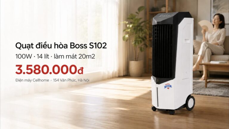 Quạt điều hòa loại nào tốt 2026, có mát bằng điều hòa không?