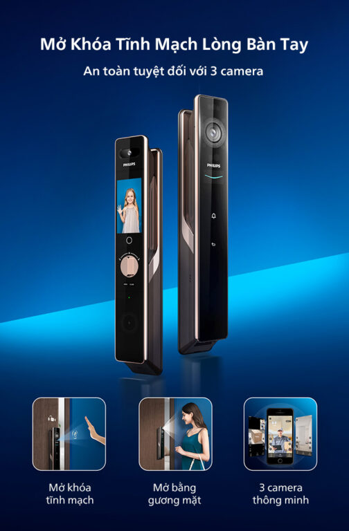 Khóa điện tử Philips DDL902- MVP- 11HWS