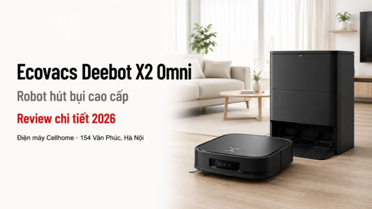 Review Ecovacs Deebot X2 Omni 2026: Robot Hút Bụi Cao Cấp Có Xứng Đáng 25 Triệu?