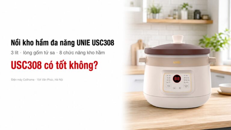 Nồi kho hầm đa năng UNIE USC308 có tốt không?