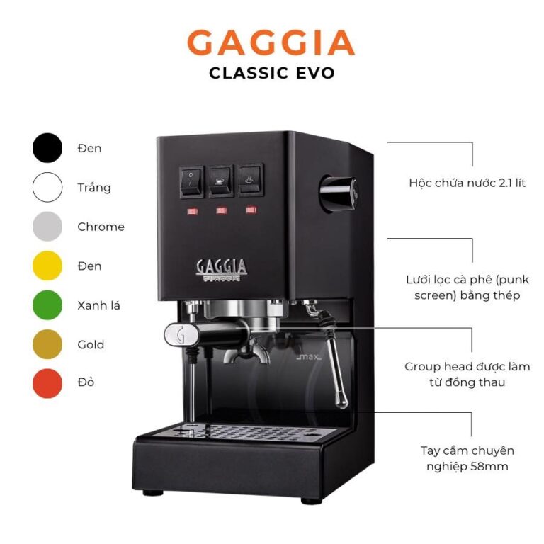 Máy pha cà phê GAGGIA CLASSIC EVO PRO 2023