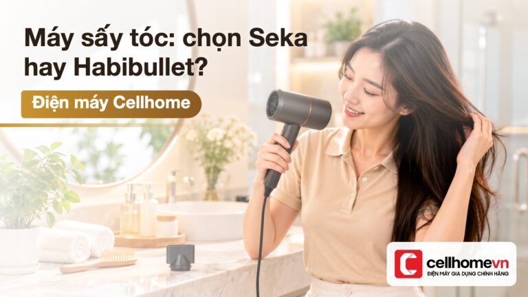 Máy sấy tóc dưới 2 triệu: chọn Seka hay Habibullet?