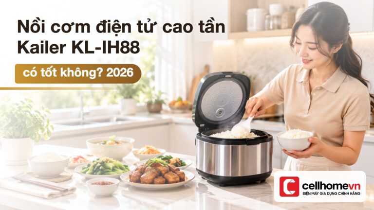 Nồi cơm điện tử cao tần Kailer KL-IH88 có tốt không?