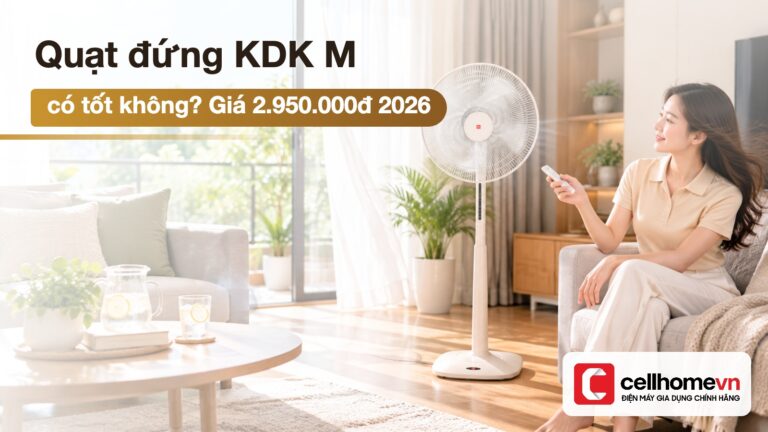 Quạt đứng KDK M40K có tốt không? Giá 2.950.000đ