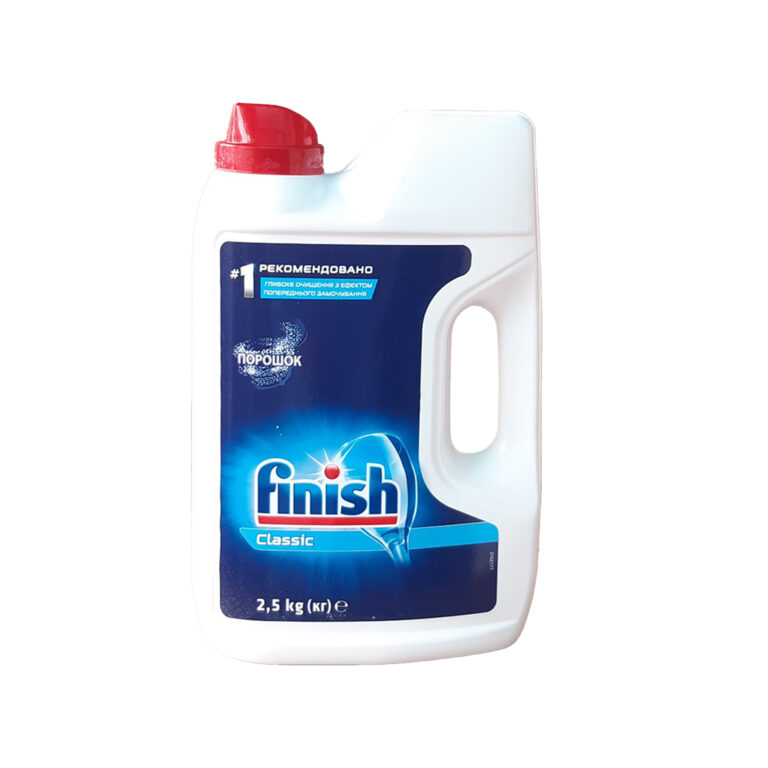 Bột rửa bát Finish can 2,5kg không hương (Regular)