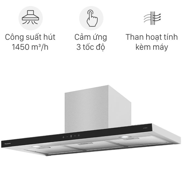 Máy hút mùi chữ T màu bạc FV-TX9ADS