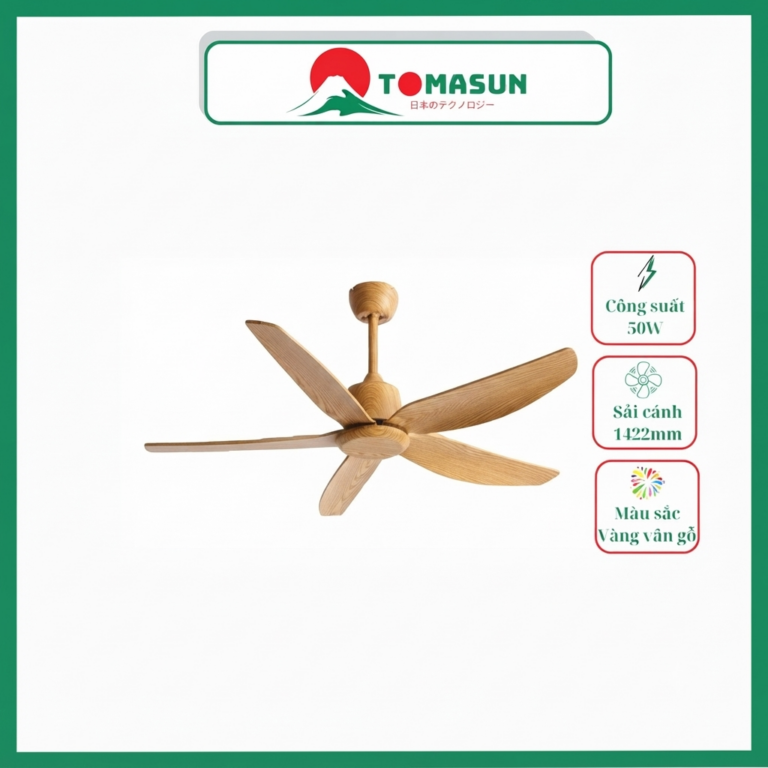 Quạt trần đèn TOMASUN TMS-8833-VVM