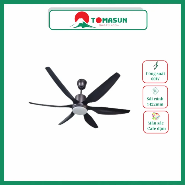 Quạt trần đèn TOMASUN TMS-8801-TMA