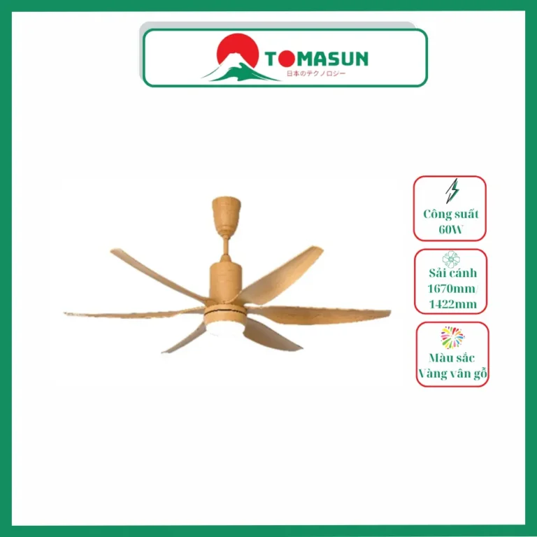 Quạt trần đèn TOMASUN TMS-8801-TMA