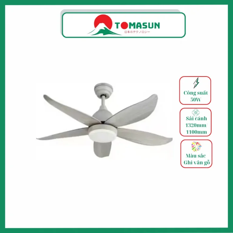 Quạt trần đèn TOMASUN TMS-8805-NMA