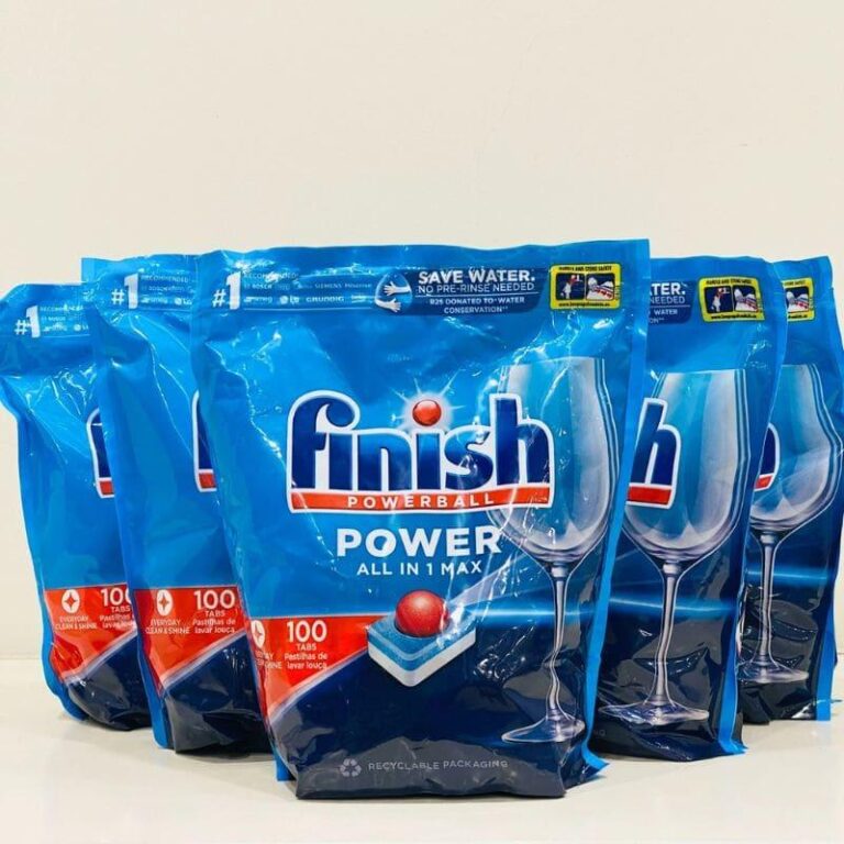 Viên rửa bát Finish Power All in 1 túi 100 viên không hương (Regular)