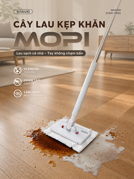 Cây lau nhà Bravio Mopi