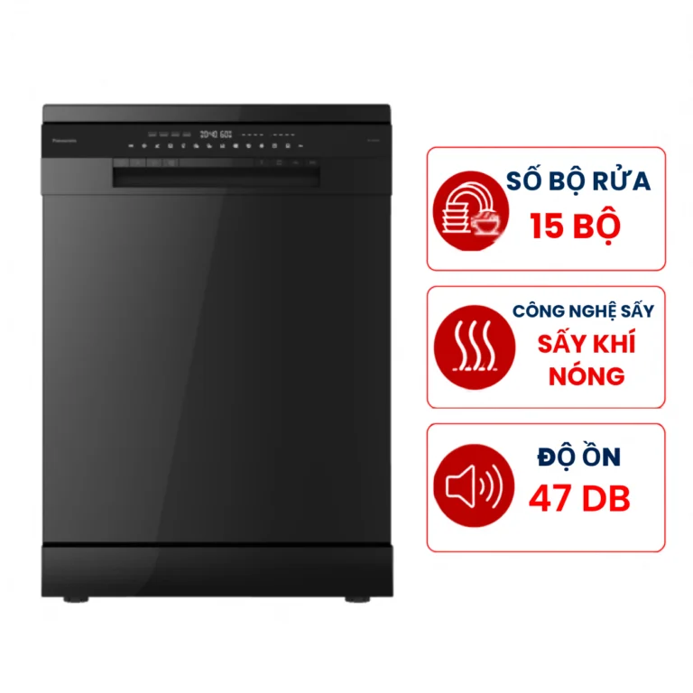 Máy rửa bát NP-6X4MSEVN sức chứa 15 bộ bát đĩa
