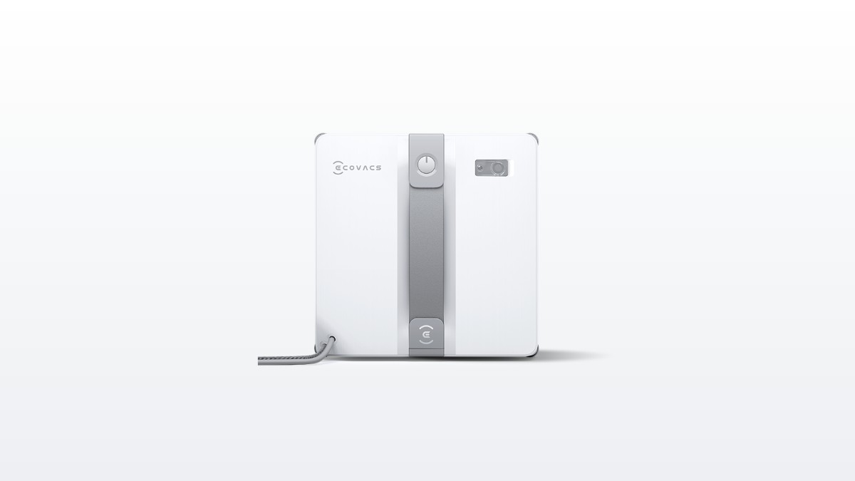 Robot lau kính Ecovacs Winbot Mini thân dẹt đứng thẳng, bản nhỏ gọn nhất nhóm