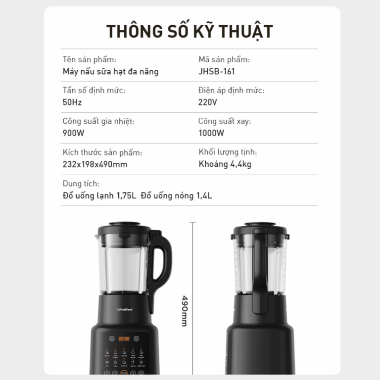 Máy làm sữa hạt đa năng JOYOUNG JHSB-161