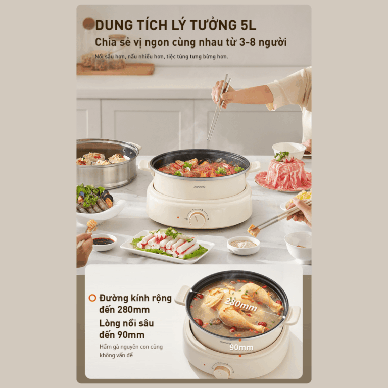 Nồi lẩu đa năng 3 trong 1 JOYOUNG JHP-525