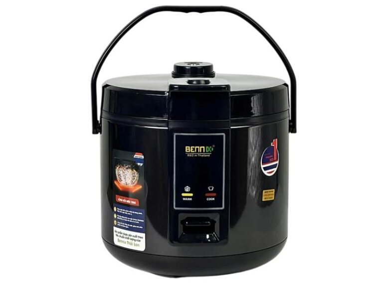 Nồi cơm điện quai xách Bennix 1.8 lít (lòng nồi dạng nhựa) BN-180QX