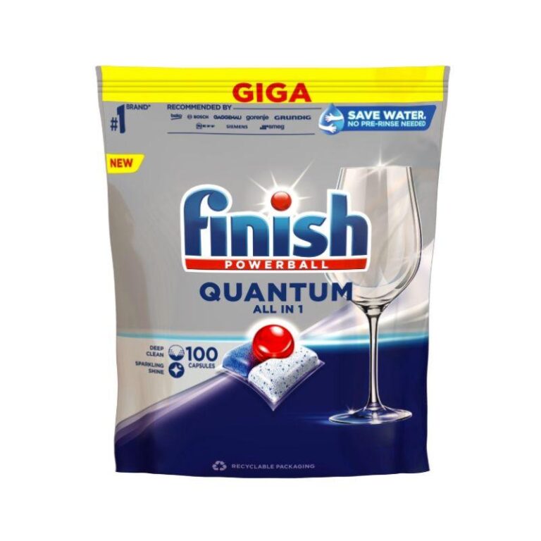 Viên rửa bát Finish Power All in 1 túi 100 viên không hương (Regular)